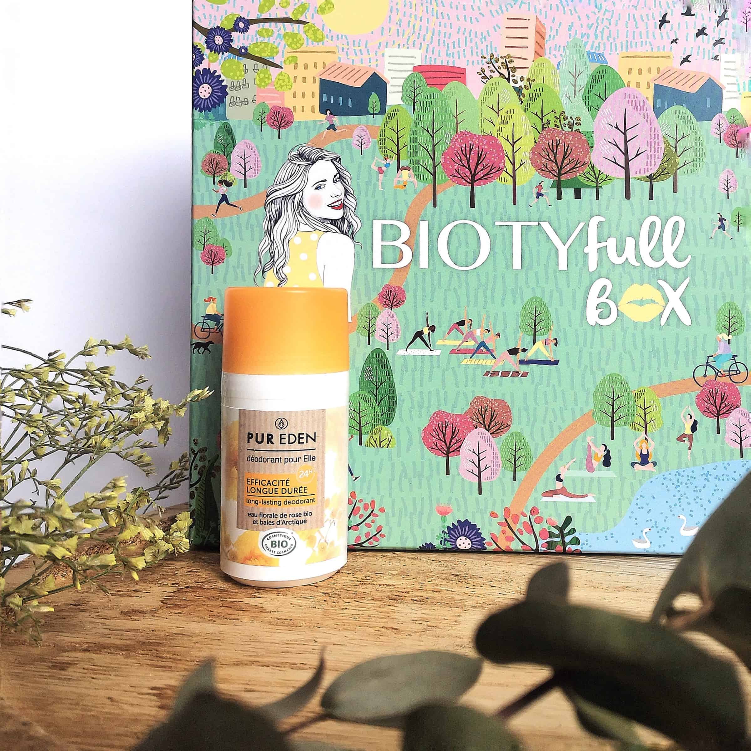 Pur Eden dans la Biotyfull Box de mars 2021, Routine Sportive 100% Réconfortante